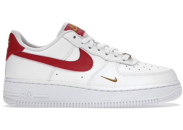 Кросівки Nike Air Force 1 Low Essential Gym Red Mini Swoosh, фото 1