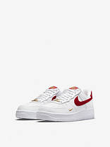 Кросівки Nike Air Force 1 Low Essential Gym Red Mini Swoosh, фото 3