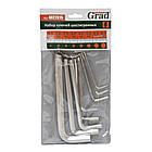 Н-р ключів Grad Nickel 4022615 шестигранних 1,5-8мм 8шт, фото 2
