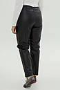 Жіночі брюки кольору хакі екошкіра Багіра 50 52 54 розмір, фото 4