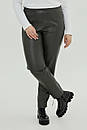 Жіночі коричневі брюки екошкіра Багіра 50 52 54 розмір, фото 9
