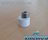 Білий декоративний mini ексцентрик ThermoPulse D30/6 White для зміщення різьби 1/2" до 6 мм; Нержавіюча сталь, фото 4