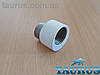 Білий декоративний mini ексцентрик ThermoPulse D30/6 White для зміщення різьби 1/2" до 6 мм; Нержавіюча сталь, фото 3
