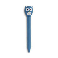 Ручка с подсветкой "Сова", голубая