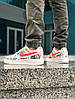 Кросівки Nike Air Force 1 Vlone Pauly Graffiti Harlem White, фото 8