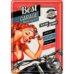 Листівка "Best Garage Red" Ностальгічне Art (10229)