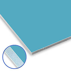 Відкосна панель ПВХ 1500х3000мм двостороння (ПВХ білий + ПВХ білий) 10мм