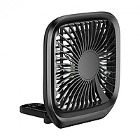 Складной Вентилятор в салон автомобиля Baseus Foldable Vehicle-mounted Backseat Fan Черный (CXZD-01)