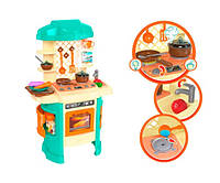 Детская игрушечная интерактивная кухня Технок, с набором посуды и аксессуаров