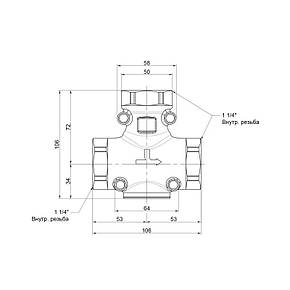 Антиконденсаційний клапан Icma 1/4 45 °C No133, фото 2