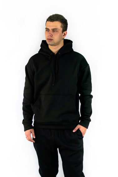 Мужская Худи с Капюшоном на Флисе Толстовка Теплая XS - XXL (42-52 ...