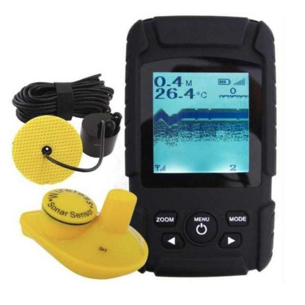 Бездротовий ехолот Lucky FF718Li з акумулятором 2 датчики, фото 1