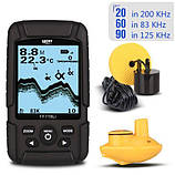 Бездротовий ехолот Lucky FF718Li з акумулятором 2 датчики, фото 2