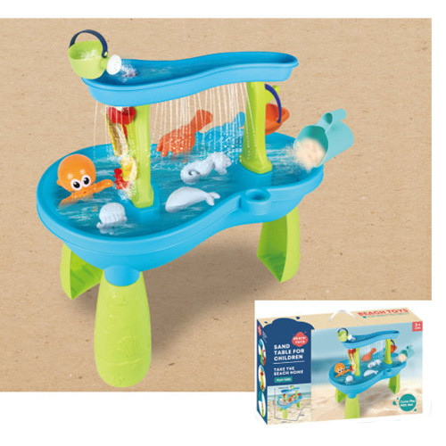 Дитячий ігровий столик-пісочниця у вигляді HG-1219 з водоспадом і аксесуарами/ Стіл для гри з піском та водою**