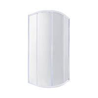 Душова кабіна Qtap Taurus WHI1099AC6 90x90 см, скло Clear 6 мм, покриття CalcLess без піддону