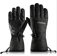 Зимние перчатки Горнолыжные Сенсорные Черные L