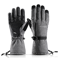 Зимние перчатки Горнолыжные Сенсорные Серые L