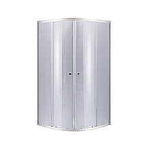 Душова кабіна Lidz Latwa SC90x90.SAT.LOW.GR, скло тон. 4 мм + Lidz Душовий піддон KAPIELKA ST90x90x15, фото 4