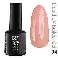 Рідкий гель для нарощування нігтів GGA Professional №04