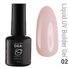 Рідкий гель для нарощування нігтів GGA Professional №02