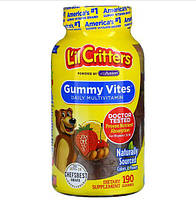 Детские мультивитамины L'il Critters Daily Multivitamin Gummy Vites 190 жевательных таблеток