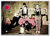 Red Hot Chili Peppers американская рок-группа постер
