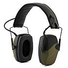 Навушники для стрільби активні Tactical Sport Army Green, фото 3