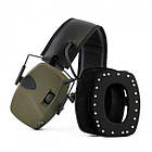 Навушники для стрільби активні Tactical Sport Army Green, фото 8