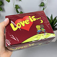 Жуйки Love is з вкладишами про кохання вишня-лимон 420 г 100 шт