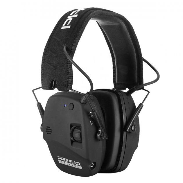 Навушники активні для стрільби з Блютуз Prohear Bluetooth Black, фото 1