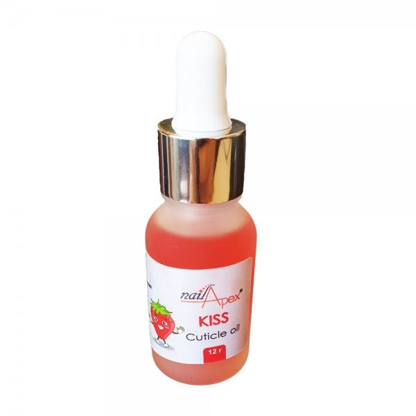 Олія для кутикули NailApex суниця Kiss, 15 мл, фото 1
