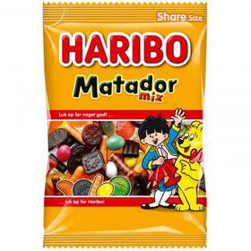 Лакричні цукерки Haribo Matador Mix Lakritz 375g