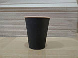 Стакан паперовий 440 мл Крафт Чорний 50 шт./уп., 20 уп./ящ., фото 5