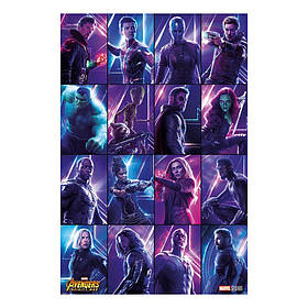 Постер "Avengers: Infinity War (Heroes)" 61 х 91,5 см