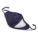 Маска антивірусна N95 XD-Design з 5-ю фільтрами і чохлом синя, фото 7