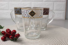 Прозора конусна кружка "Кава-відводка" 300 мл, фото 3