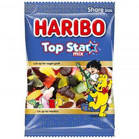 Лакриця Haribo Top Star Mix Lakritz 375 g