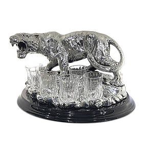 Набір для горілки Chinelli Тигр, срібло