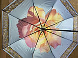 Молодіжний парасолька механіка на 8 спиць колір червоний з малюнком, фото 2