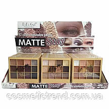 Палітра 12 матових тіней для повік DoDo Girl Matte Eyeshadow B3018/01, фото 6