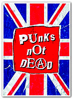 Punk s Not Dead дебютный студийный альбом шотландской панк-рок-группы The Exploited постер