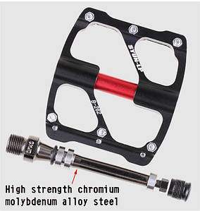 Педалі велосипедні MySpace JTB-011 Пром. підшипники, CR-MO вісь