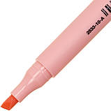 Текстмаркер "Axent" №2533-10-A клин. Highlighter Pastel 2-4мм рожевий(12)(144), фото 3
