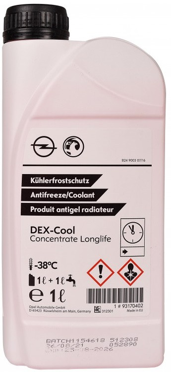 GM Dex-Cool Longlife красный 1 л. (1940663) антифриз (ID#1547393465 ...