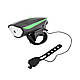 Велофара USB FY-058+велосипедний дзвінок на виносної кнопки, фото 2