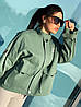 Р 42-46 Жіноча коротка котонова куртка-вітровка 0022, фото 2