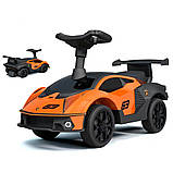 Дитяча каталка-толокар Lamborghini (машинка, музика, на батарейці) Bambi 660-7 Помаранчевий, фото 2