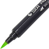 Маркер аквар. "STA" №3110I-43 2-3мм зелена трава(6), фото 3