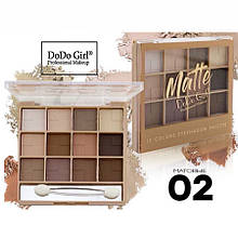 Палітра 12 матових тіней для повік DoDo Girl Matte Eyeshadow B3018/02