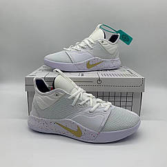 Nike PG 3 Paul George білі чоловічі баскетбольні кросівки
